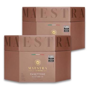 Imagem de Panettone Maestra Per La Pastina Gianduia Kit 2Un 750G
