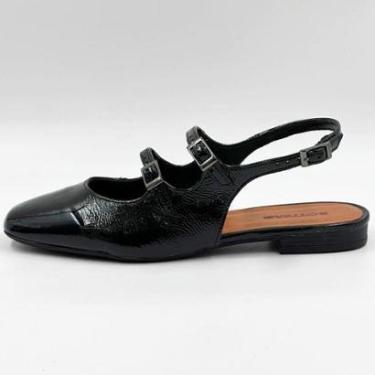 Imagem de Sapato Bottero Slingback Verniz Salto Baixo Feminino-Feminino