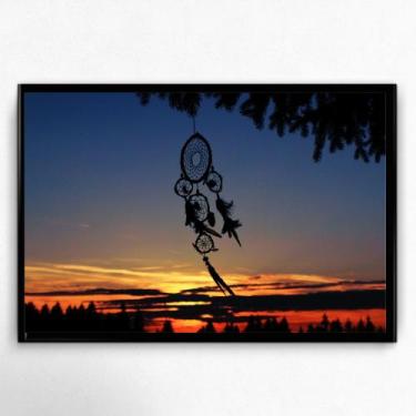 Imagem de Quadro Com Moldura Tumblr Filtro Dos Sonhos Paisagem 30X40Cm - Plimsho