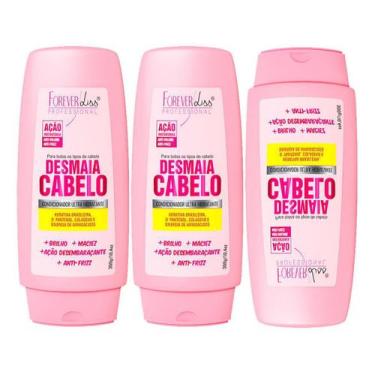 Imagem de Condicionador Desmaia Cabelo Forever Liss Hidratante 3Un, Condicionado