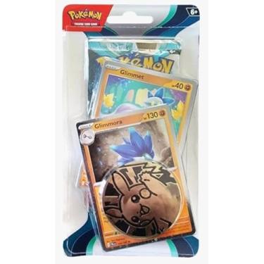 Imagem de Pokemon TCG Trading Card Game Paradox Rift Booster Pack with Glimmet and Glimmora Promo Cards and Coin