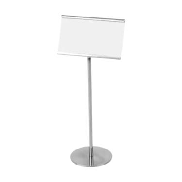 Imagem de shamjina Suporte para números de mesa, suporte para placas de sinalização, etiquetas para sinalização de alimentos em feiras e exposições, porta-cartões de, Altura 25cm