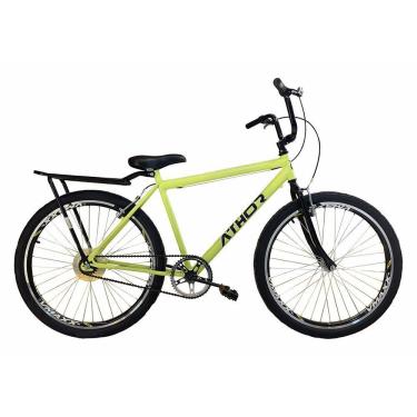 Imagem de Bicicleta Athor Aro 26 Montadinha Sem Marcha Amarelo Neon
