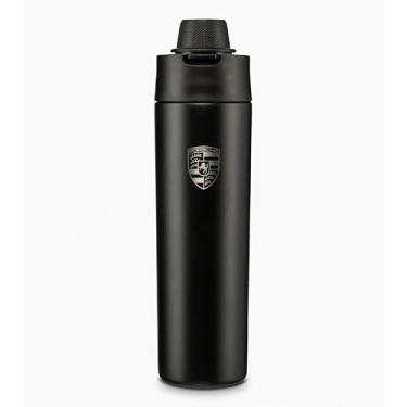 Imagem de Porsche Garrafa térmica Black Crest, revestida com pó