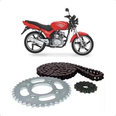 Imagem de Kit Relação Transmissão Dafra Speed 150 2008 até 2014 Aço 1045 Cofap TMC590001
