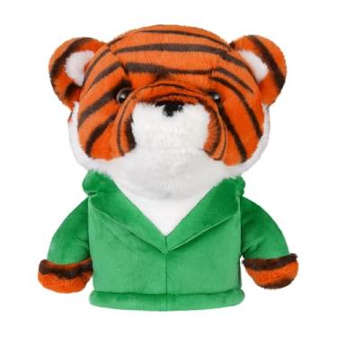 Imagem de IEUDNS Capa Protetora de Pelúcia de Tigre para Capacete de Motorista, a Arranhões, Unissex.