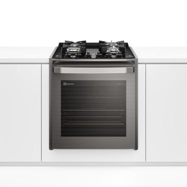 Imagem de Fogão de Embutir 4 bocas Electrolux Cinza Experience Mesa de Vidro, Grill e PerfectCook360 (FE4EG)
