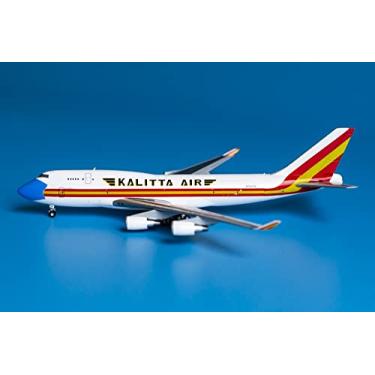 Imagem de GeminiJets KALITTA AIR for Boeing B747-400 N744CK 1/400 DIECAST Aircraft Pre-builded Model