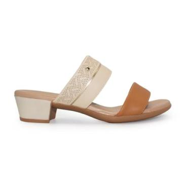 Imagem de Tamanco Usaflex Mm0804 Salto Bloco Feminino