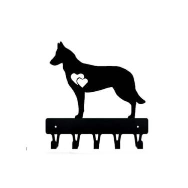 Imagem de Prateleiras suspensas 1pc gancho de ferro montado na parede para decoração de casa, ornamentos de metal, rack de chaves, arte em ferro