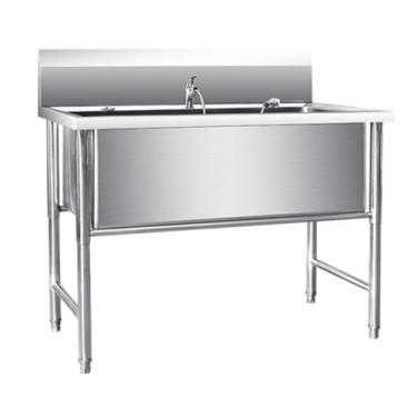 Imagem de Banheira cabeleireiro canina, banheira de aço inoxidável para animal de estimação, estação de banho para cães, banheira profissional de aço inoxidável, banheira para cães, com chuveiro Pet Bath Tub