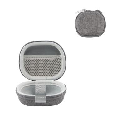 Imagem de Estojo de barbear elétrico compatível com Laifen P3 Pro, caixa protetora compacta de armazenamento de viagem com bolso de malha para acessórios de barbeador - cinza