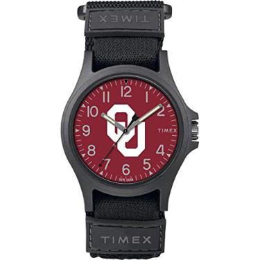 Imagem de Timex Relógio masculino com pulseira ajustável University of Oklahoma Sooners