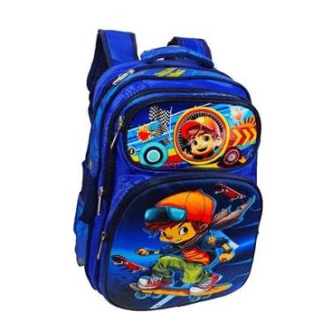 Imagem de Mochila Infantil Escolar Menino Bolsa Altura 40cm Grande Impermeável Moderna Confortavel-Unissex