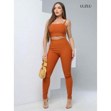 Imagem de Calça Montaria Skine - LUZ LU FASHION, Terra cota