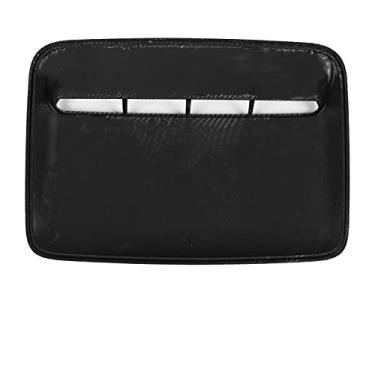 Imagem de Generic Capa Esportiva Universal para capô, Design Elegante para Aprimoramento de Automóveis, à Prova de Poeira para Proteger o Motor do Carro, Modificação Universal do Veículo (Fibra de Carbono)