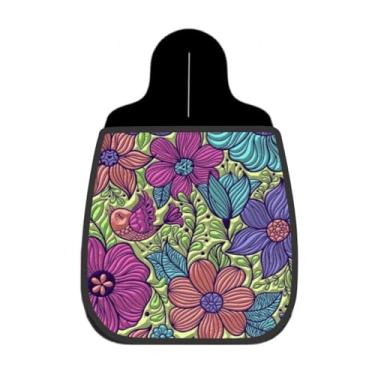 Imagem de Lixeira De Carro Organizador Lixinhocar Floral e Pássaro Boho