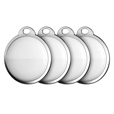 Imagem de BT Tracker Item Finder Funciona com o Find My 4 Pacotes de Localizador Itens Operado por Bateria Lembrança Sonora Rastreador Portátil para Chaves Cart