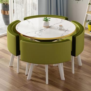 Imagem de Conjunto de mesa e cadeira de clube de recepção de escritório, conjunto de mesa de jantar de cozinha de café, conjuntos de mesa de negociação para sala de conferências, conjunto de mesa e cadeira de