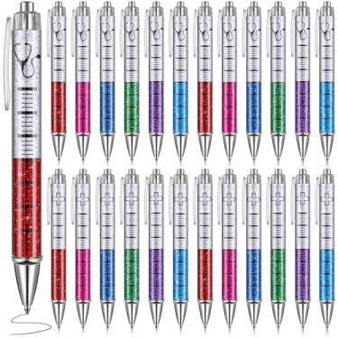 Imagem de Kosiz 36 canetas de seringa de fim de ano escolar, caneta esferográfica de injeção médica, retrátil, divertida, presente de semana de enfermeiras, lembrancinhas imaginárias de festa médica, material