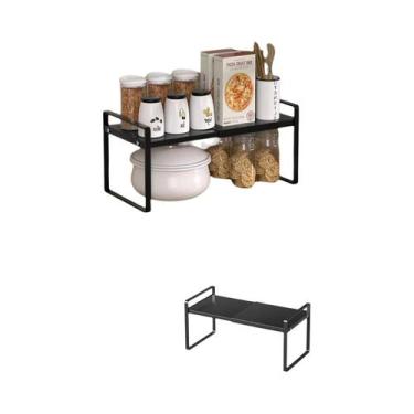 Imagem de Prateleira De Armazenamento Multi-Nível Expansível De Metal Resistente