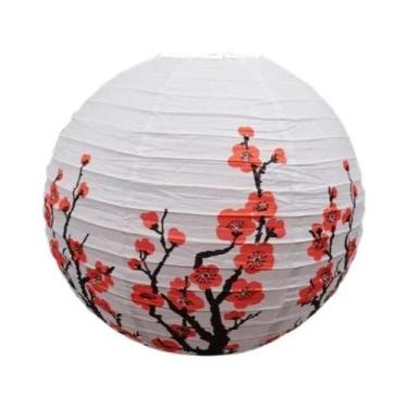 Imagem de Lanternas De Papel Com Estampa De Flor De Cerejeira Para Casamento, An