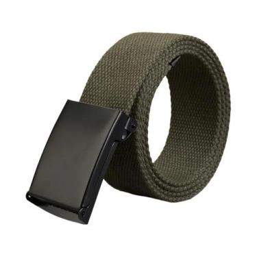 Imagem de Cinto Tático Unissex De 38cm Em Lona, Cinto Casual De Luxo Para Jeans 