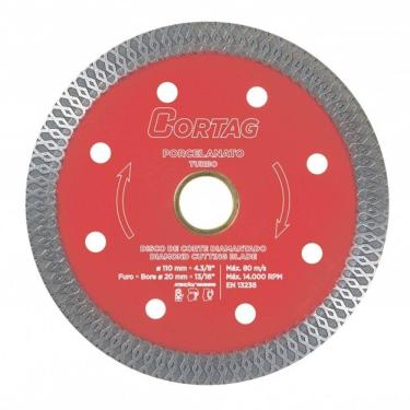 Imagem de Disco De Corte Diamantado E Porcelanato Best Quality De 110mm X 20mm - 60659 - Cortag