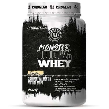 Imagem de Monster 100% Whey 900G Concentrado Isolado Sabor Cookies-Unissex
