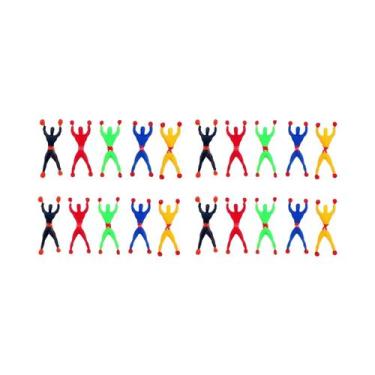 Imagem de Brinquedo Fidget Adesivo De Parede E Janela, Boneco Rolante, Cores Sor