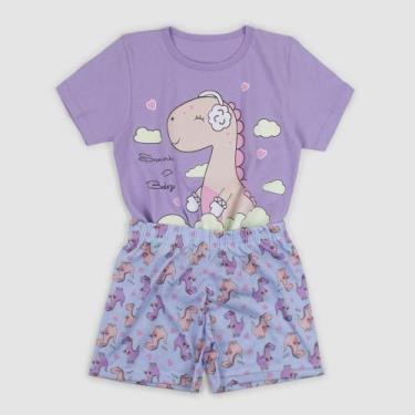 Imagem de Pijama Infantil Menina Lilas -Alemara, 6