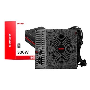 Imagem de Fonte Atx Pcyes Electra 500W Pfc Ativo - ELEC500W