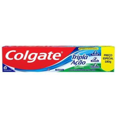 Imagem de Creme Dental Colgate Tripla Acao Menta Com 180g - COLGATE DENTAL