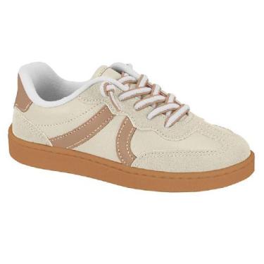 Imagem de Tenis molekinha casual ref 2574.116.30311 menina, Branco off, Bege, 31