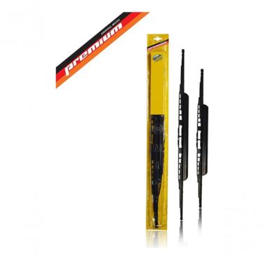 Imagem de Par de Palhetas Metálicas Spoiler Dianteiras Dianteiro F103 Apollo 90 a 92 e Diversos Veículos Preto Micro Uny