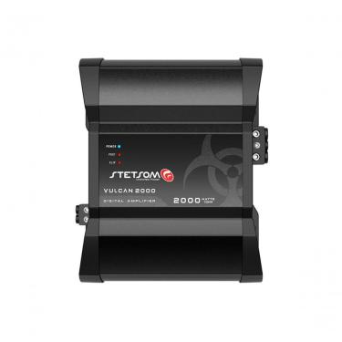 Imagem de Módulo de Potência Automotivo para Som Vulcan 2000 1C 1R Preto FULL-RANGE com Alta Eficiência Energética Stetsom