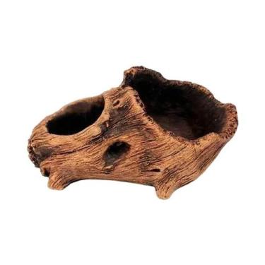 Imagem de Vaso De Cimento Retrô Criativo Com Imitação De Tronco De Árvore E Escu