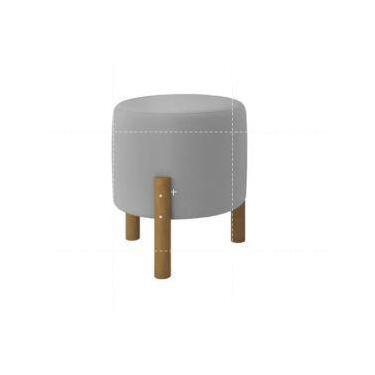 Imagem de Kit 2 Puff Duplo Sala Banquinho Banqueta Quarto Sala DecorativoTecido 