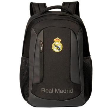 Imagem de Mochila Costas Escolar Grande Juvenil Time Real Madrid 16699