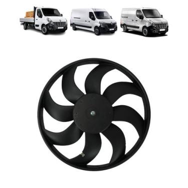 Imagem de Ventoinha grande do defletor renault master 2014 a 2021 com motor 9212