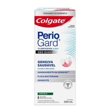 Imagem de Enxaguante Bucal PerioGard Gengiva Saudável Colgate 500ml, 500ml
