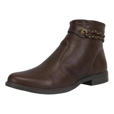 Imagem de Bota Feminina Conforto Detalhe Corda Metalizada Mississipi
