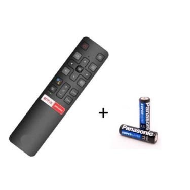 Imagem de Controle Remoto Tcl Android Smart Netflix Globoplay Pilhas - VC