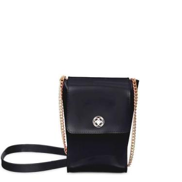 Imagem de Bolsa Transversal Petite Jolie Louise Original com Tag PJ5438, Preto