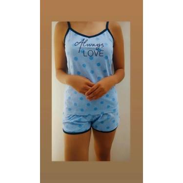 Imagem de Pijama feminino de alça / tam. p / leve e confotável / rô_rôupas - Sen