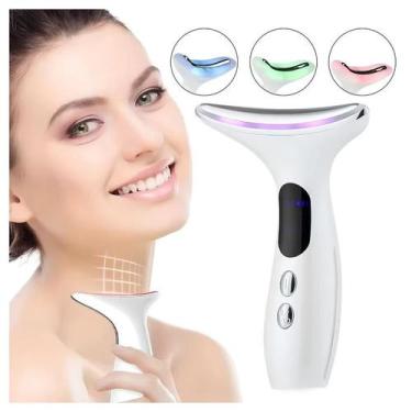 Imagem de Rejuvenescedor Facial LED Bivolt Reduz Flacidez Colágeno - Genérica