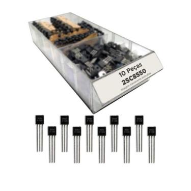 Imagem de 10x Transistor C8550 2SC8550 TO-92 Amplificador De Sinal - CHIPSCE