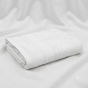 Imagem de Toalha de Banho Algodão Egípcio Memphis Banhão 78x150cm Appel, Branca