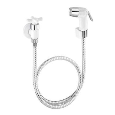 Imagem de Ducha Higiênica Marujá 1/2 com Flexível 1,20m Branca Viqua