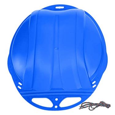 Imagem de Trenó para serviços pesados crianças adultos trenó de tobogã trenó ao ar livre para snowboard prancha de trenó, azul